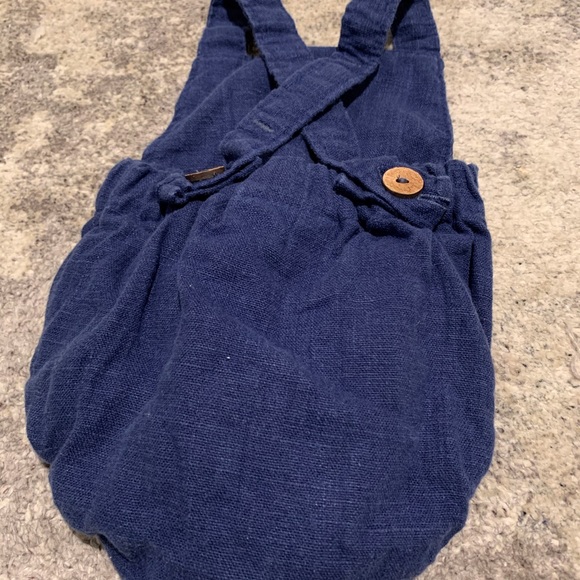 0-3m handmade linen bubble romper - Picture 2 of 6